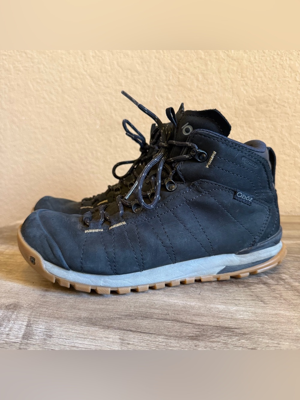 Oboz Bozeman Mid Leather women's hiking boots size 8 Waterproof - Picture 2 of 10